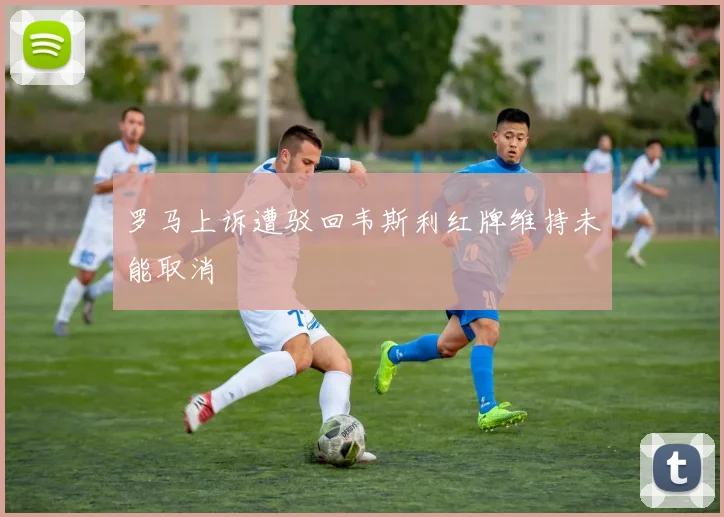 罗马上诉遭驳回韦斯利红牌维持未能取消